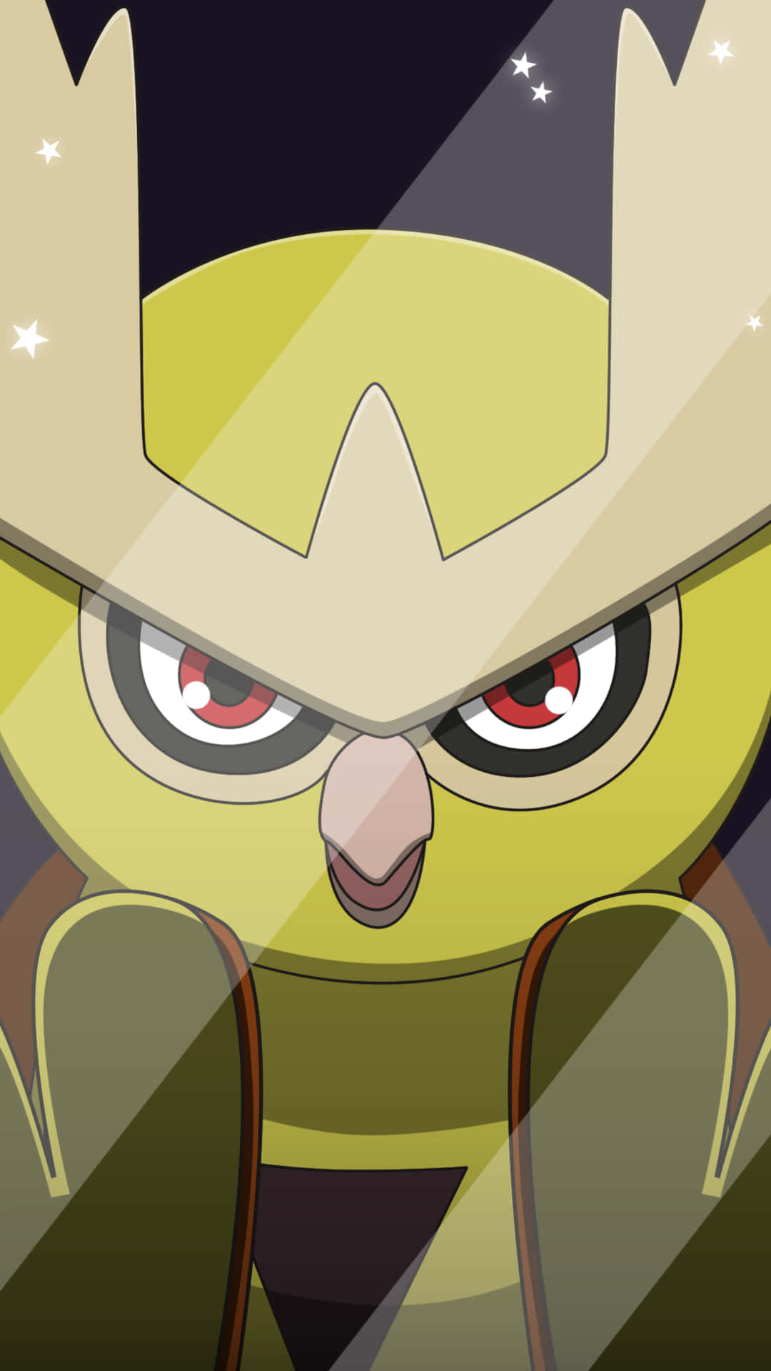 Intense Noctowl Portrait Background