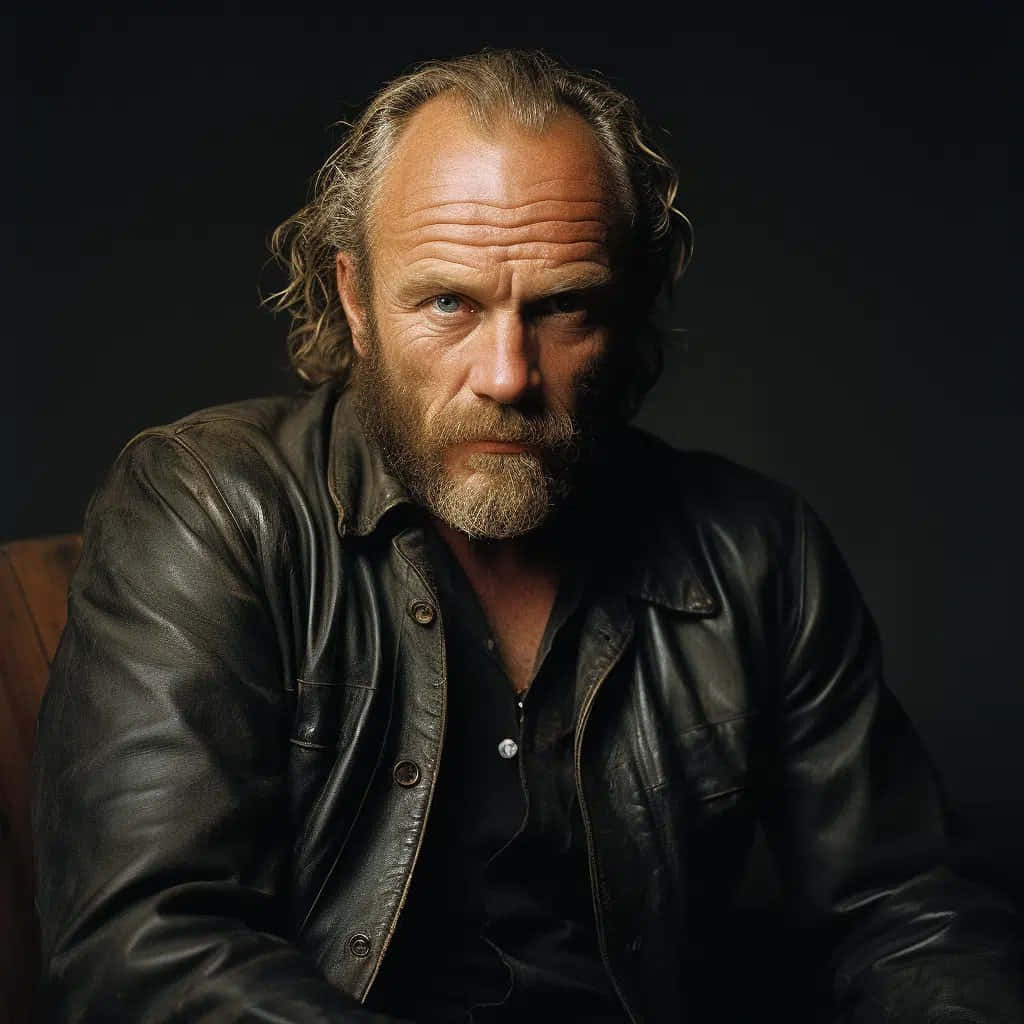 Intense Portrait Leather Jacket