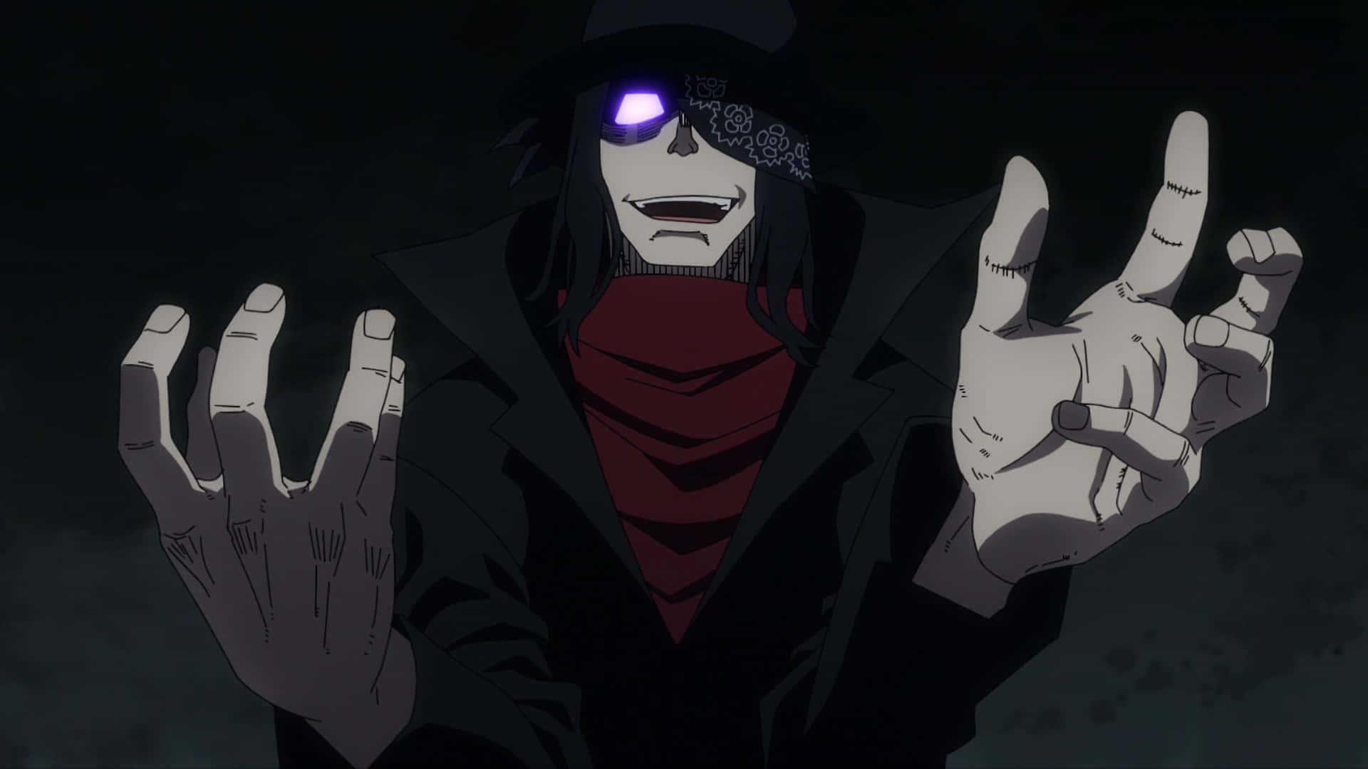 Intense Portrait Of Joker - Fire Force Background