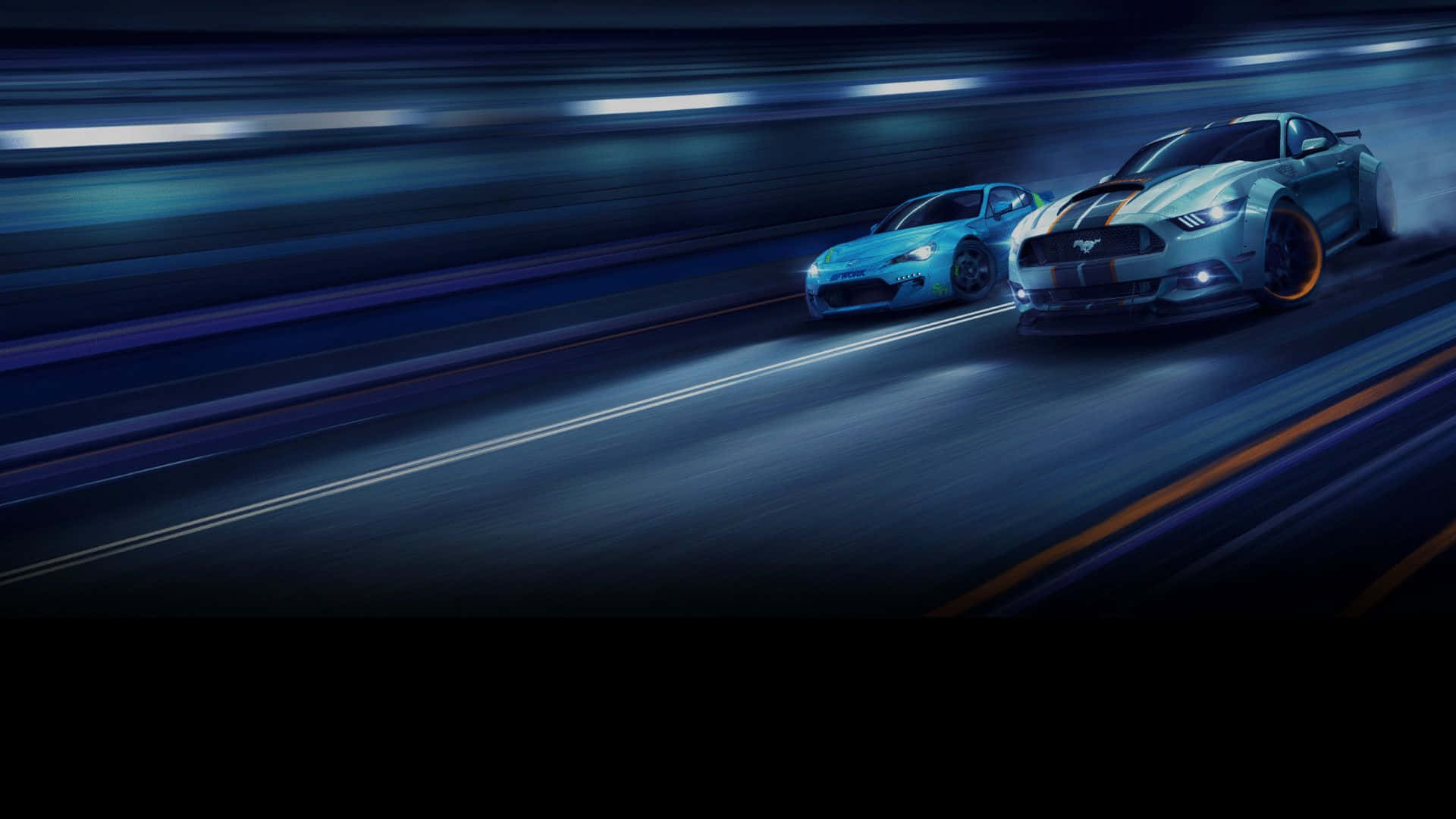 Intense Racing Scene From Need For Speed Pc Background