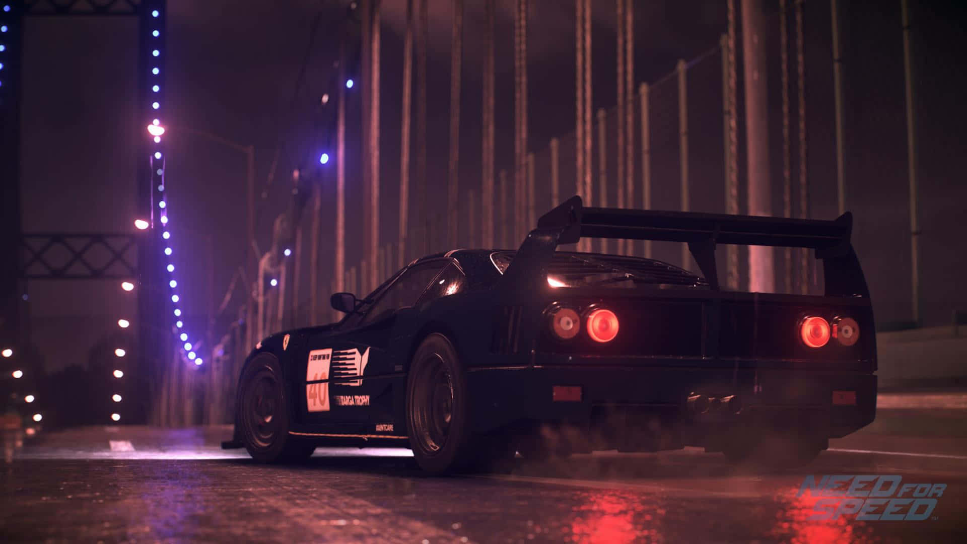 Intense Racing Scene On Need For Speed Pc Game Background