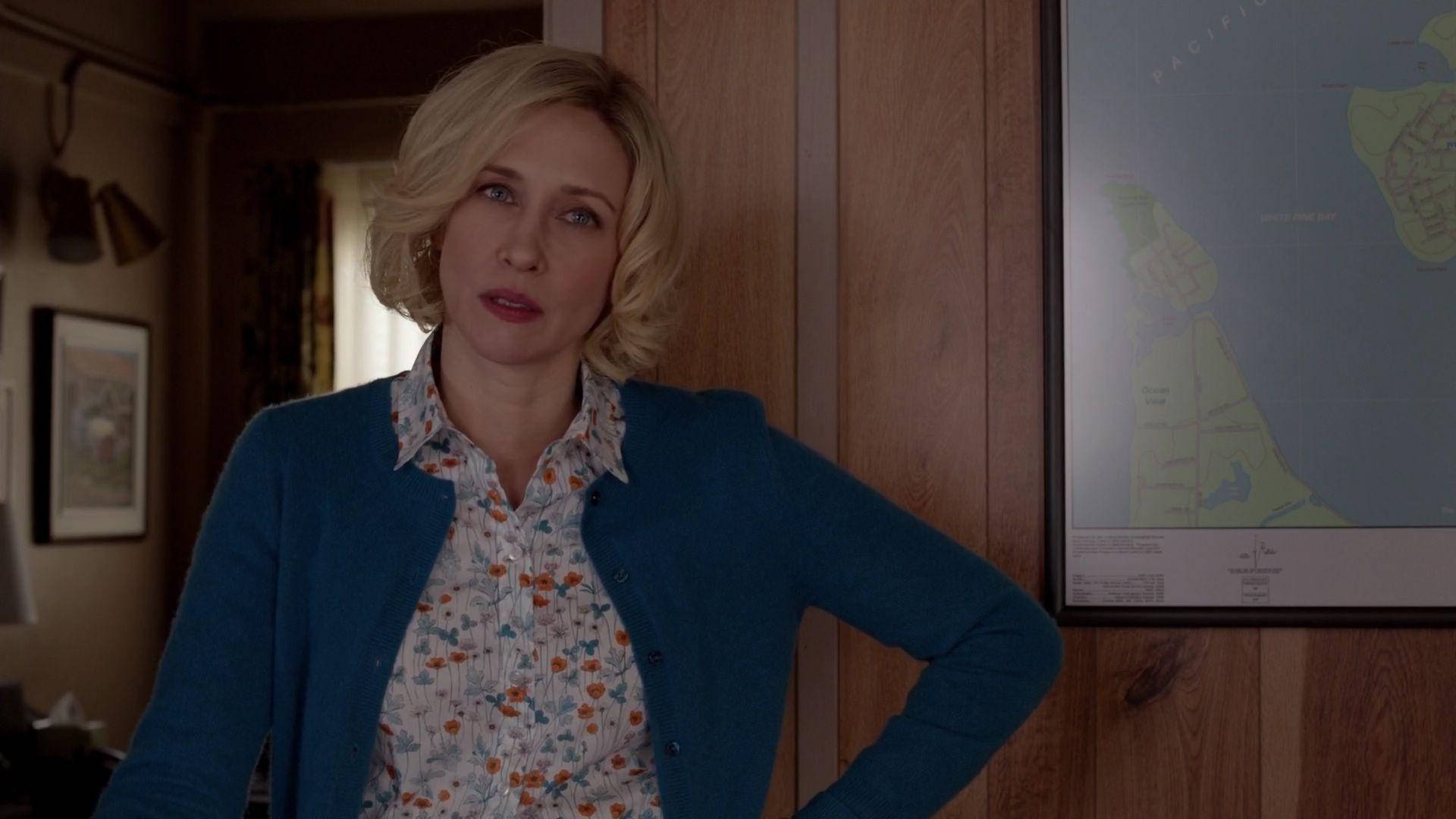 Intense Scene From The Bates Motel Series Featuring Norma Bates.