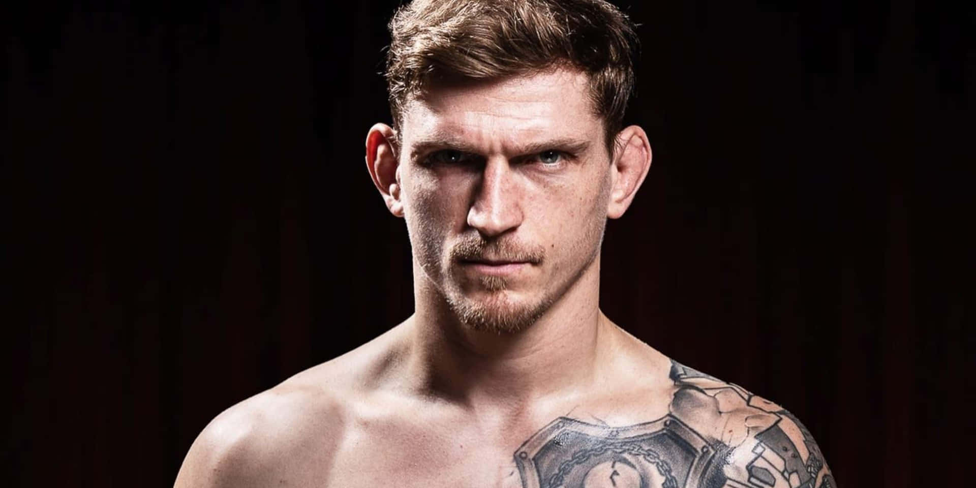Intense Stare: Mma Fighter David Dvořák Background