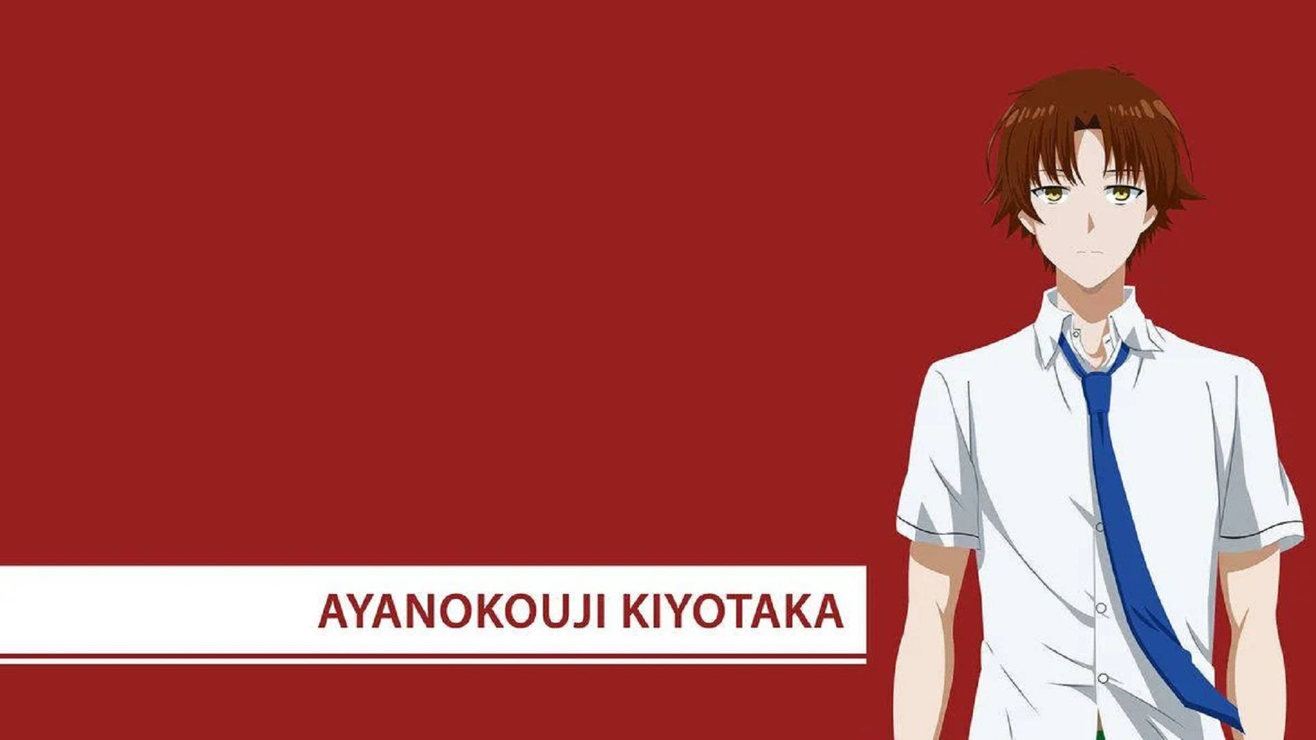 Intense Stare Of Kiyotaka Ayanokoji Background