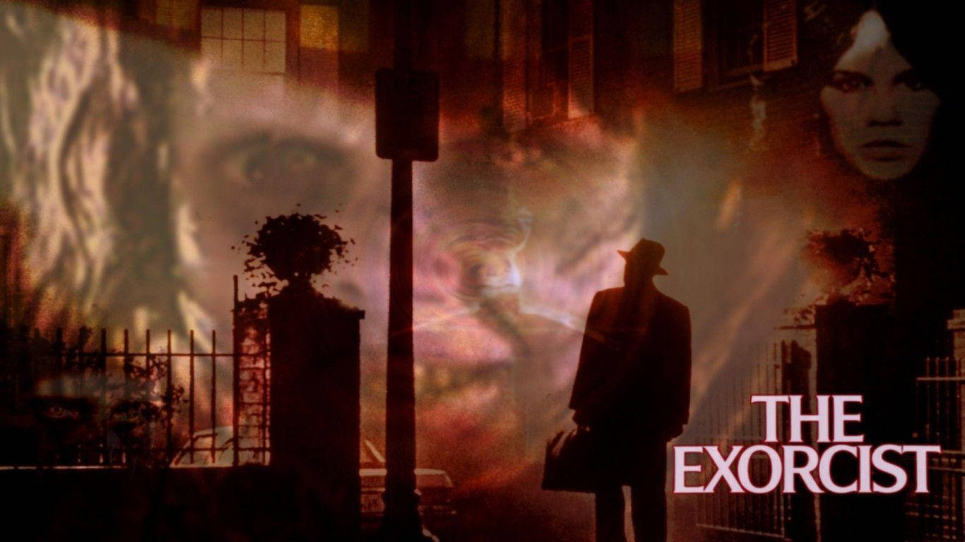 Intense 'the Exorcist' Movie Poster Background