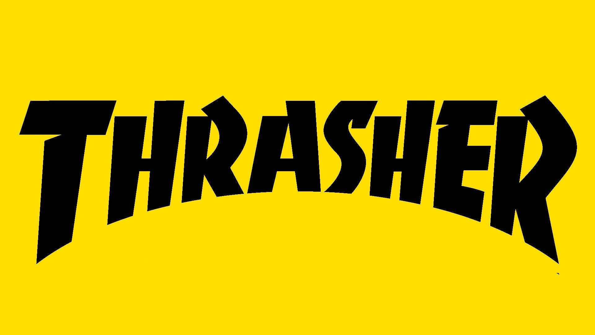Intense Thrasher Magazine Logo Background