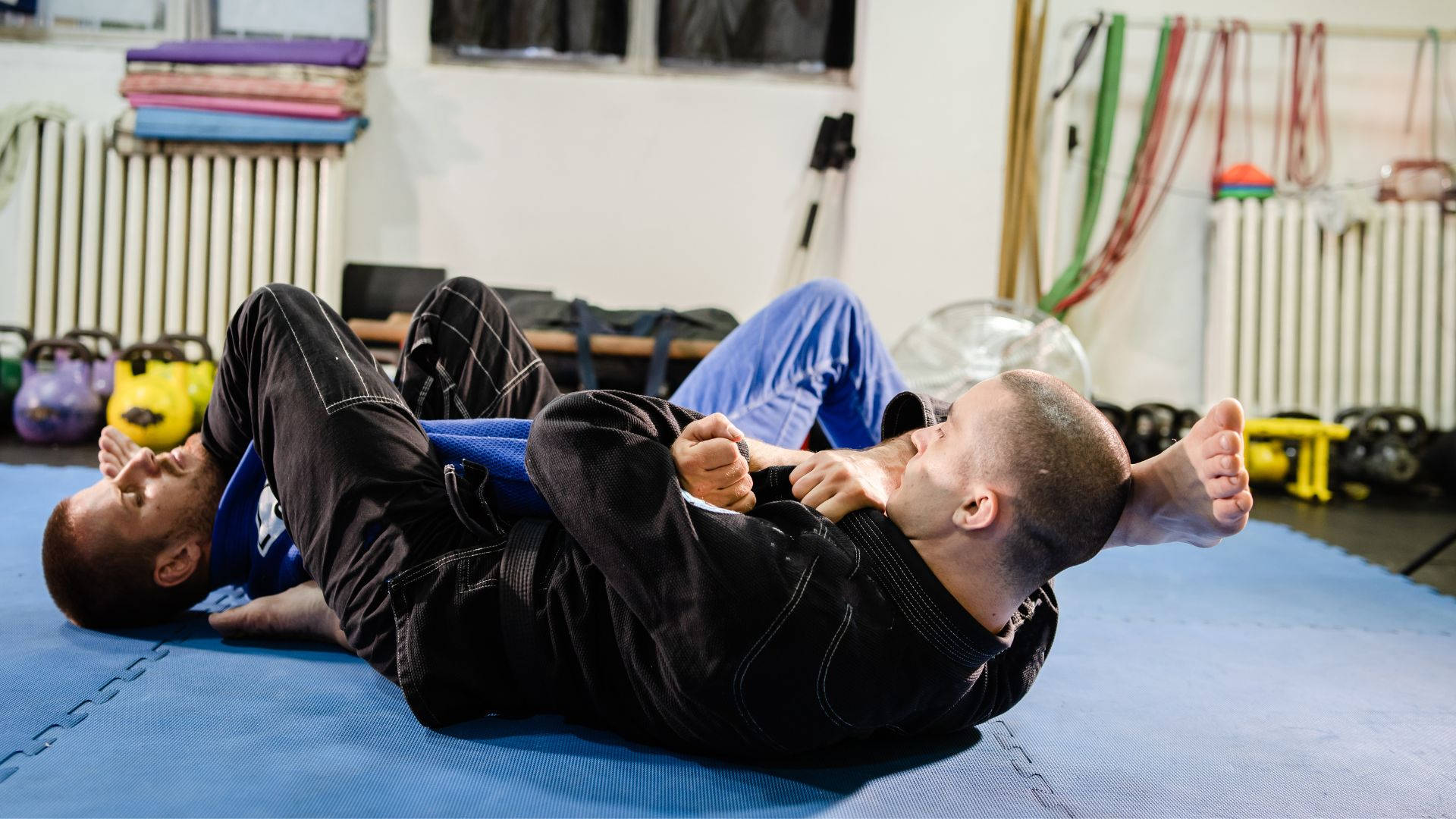 Intense Training In Brazilian Jiu-jitsu