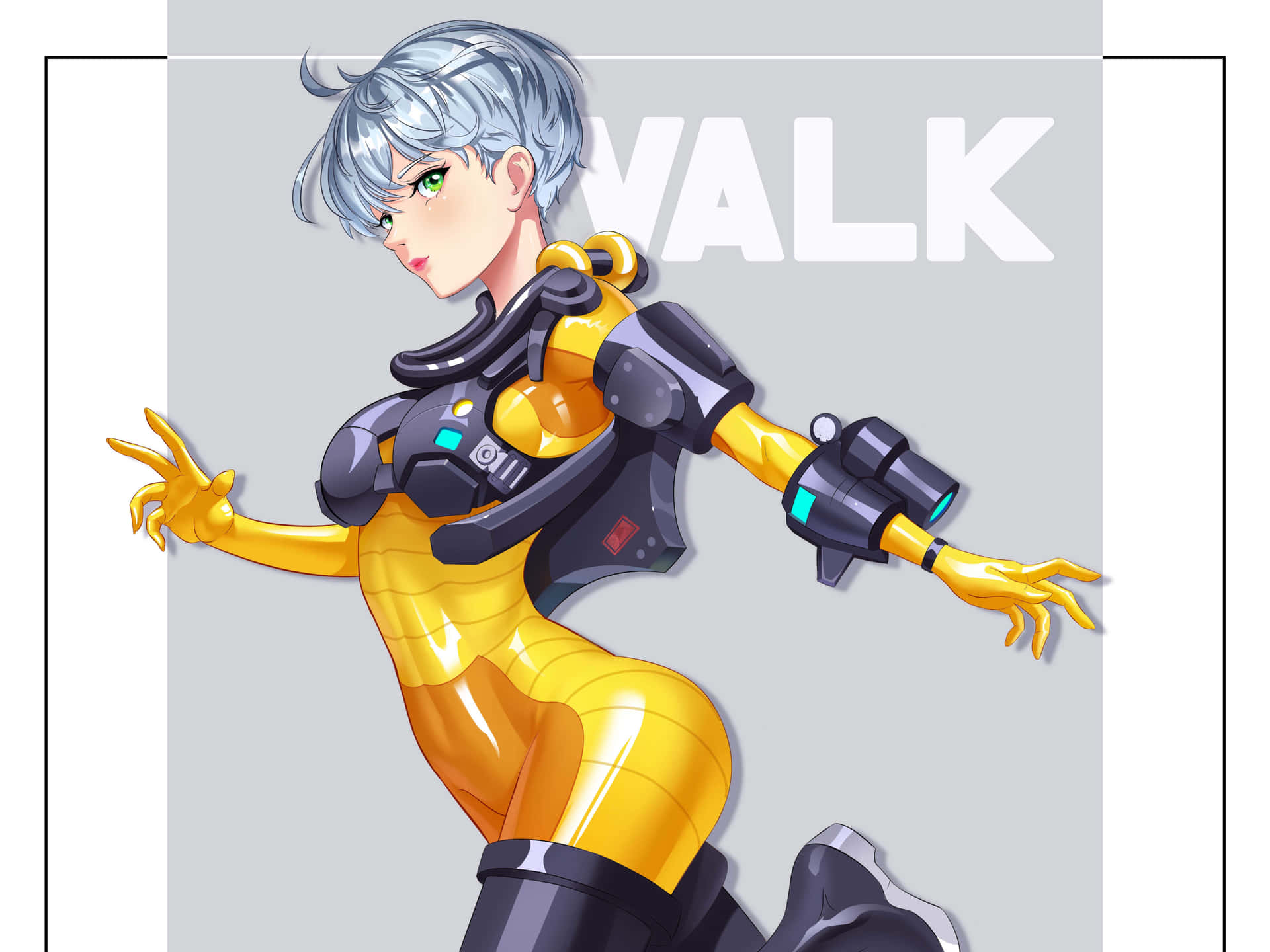Intense Valkyrie From Apex Legends Background