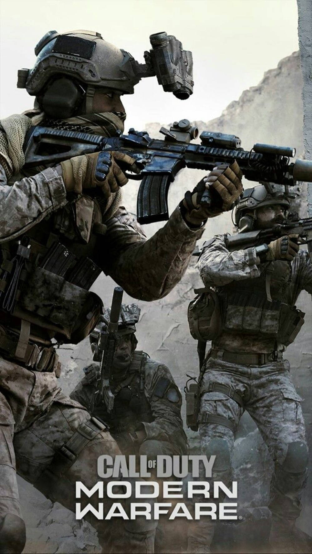 Intense War-torn Barracks In Call Of Duty Modern Warfare Game For Iphone Background