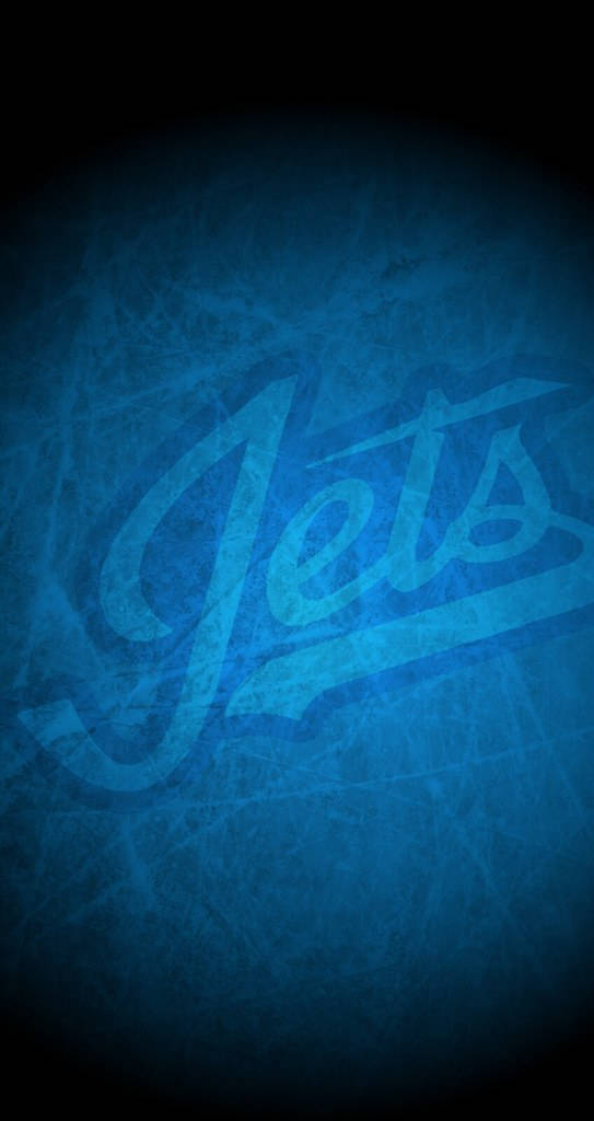 Intense Winnipeg Jets Hockey Wordmark Background