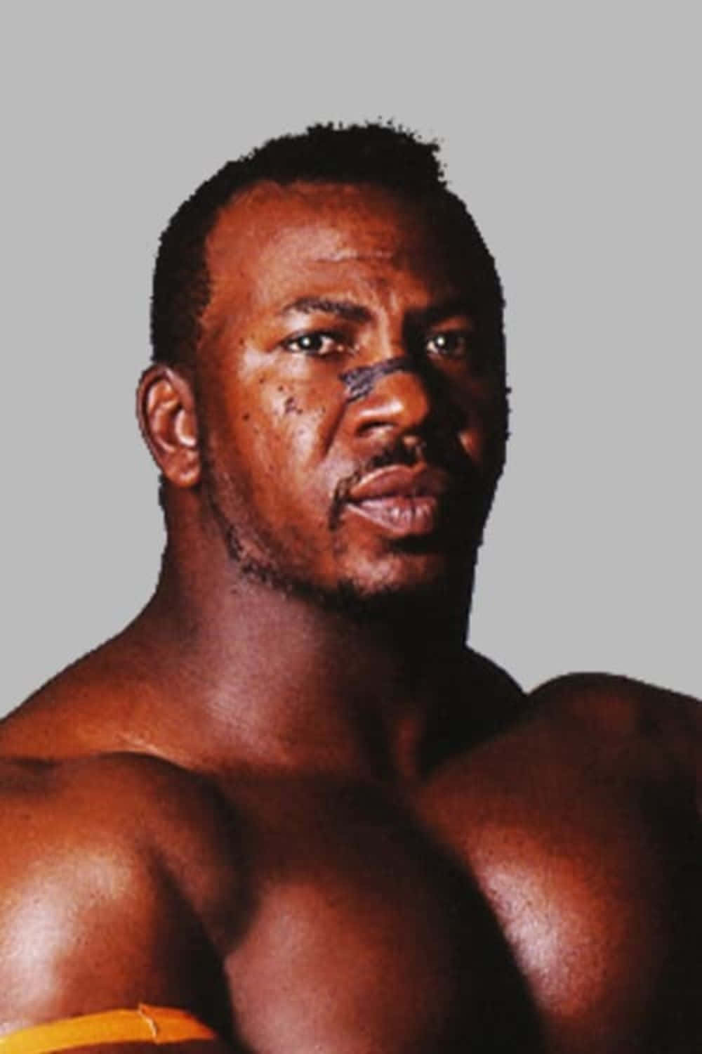 Intense Wrestler Portrait Background