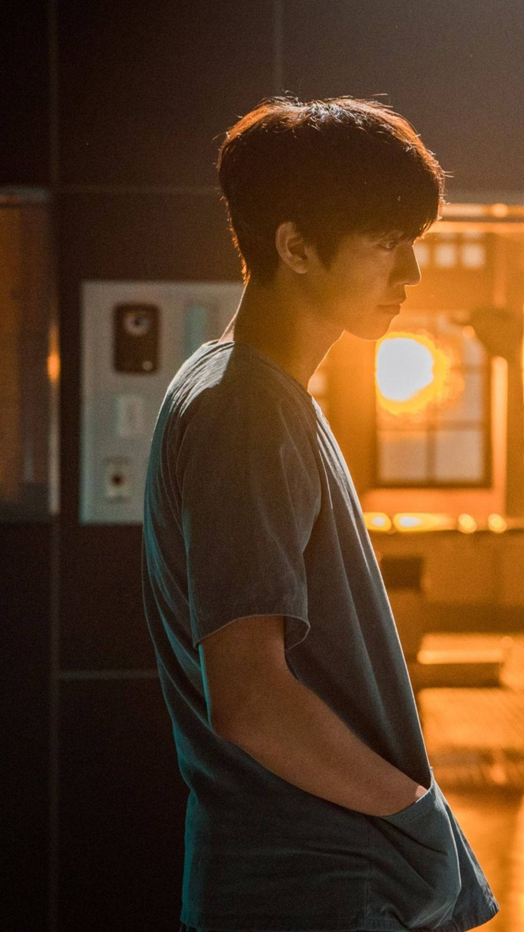 Intensely Captivating Side View Of South Korean Actor Ahn Hyo-seop