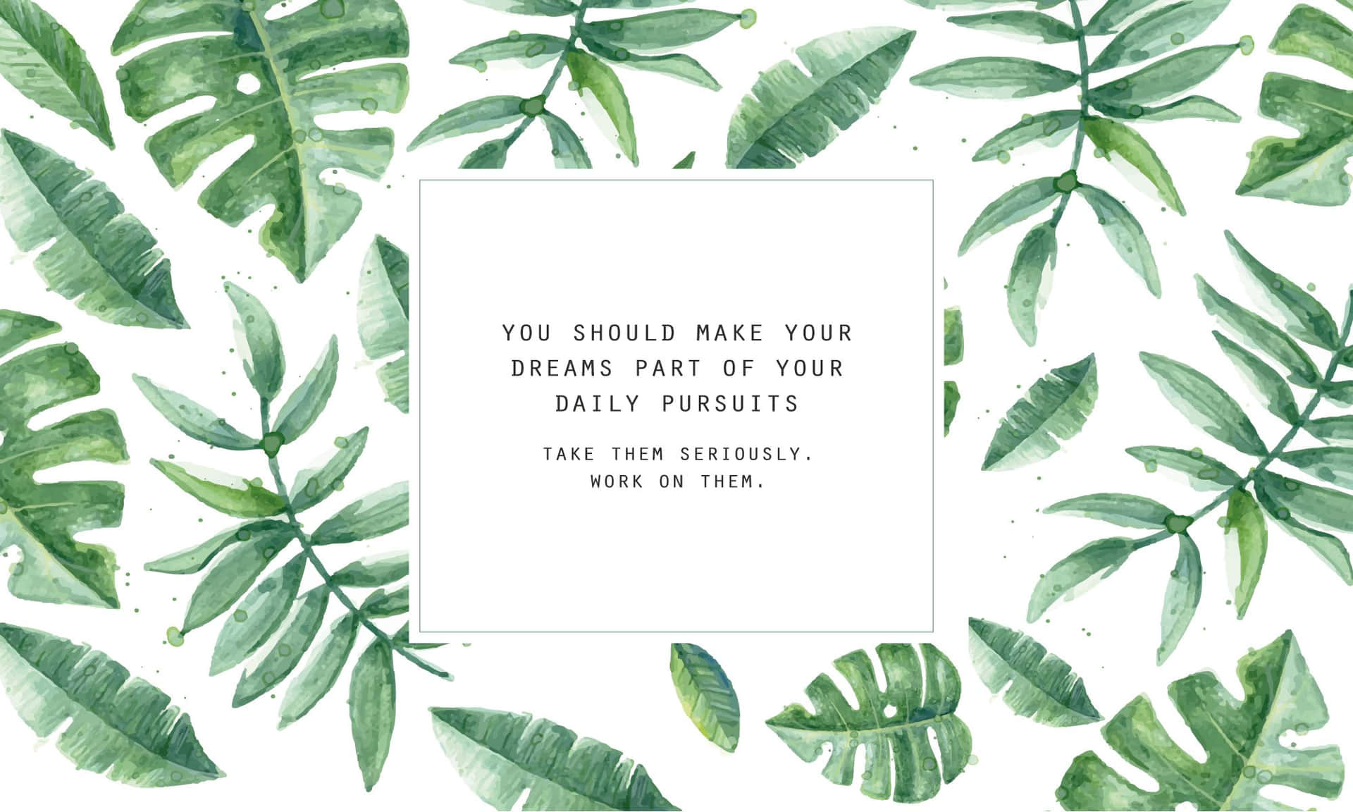 Intentional Quote Background