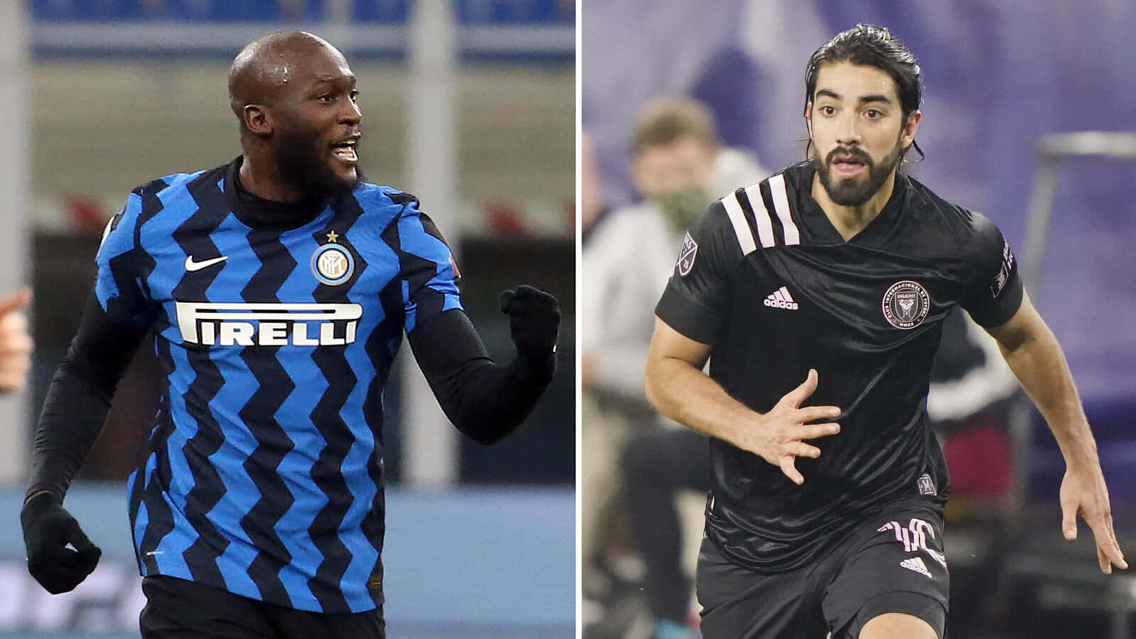 Inter Miami Fc Matias Pellegrini And Inter Milan Romelu Lukaku Background