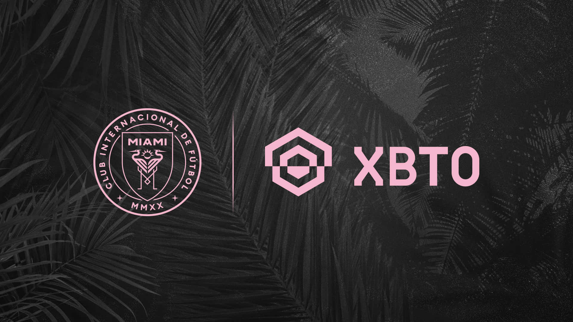 Inter Miami Fc Sponsorship With Xbto Graphic Design Background