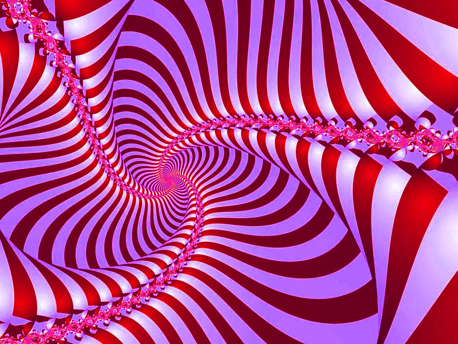 Interactive Candy Spirals Background