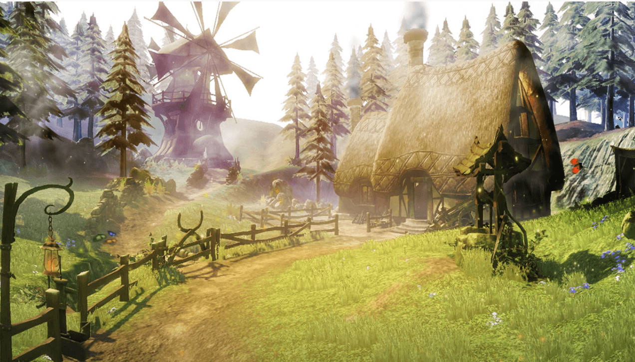 Interactive Fantasy Background Background