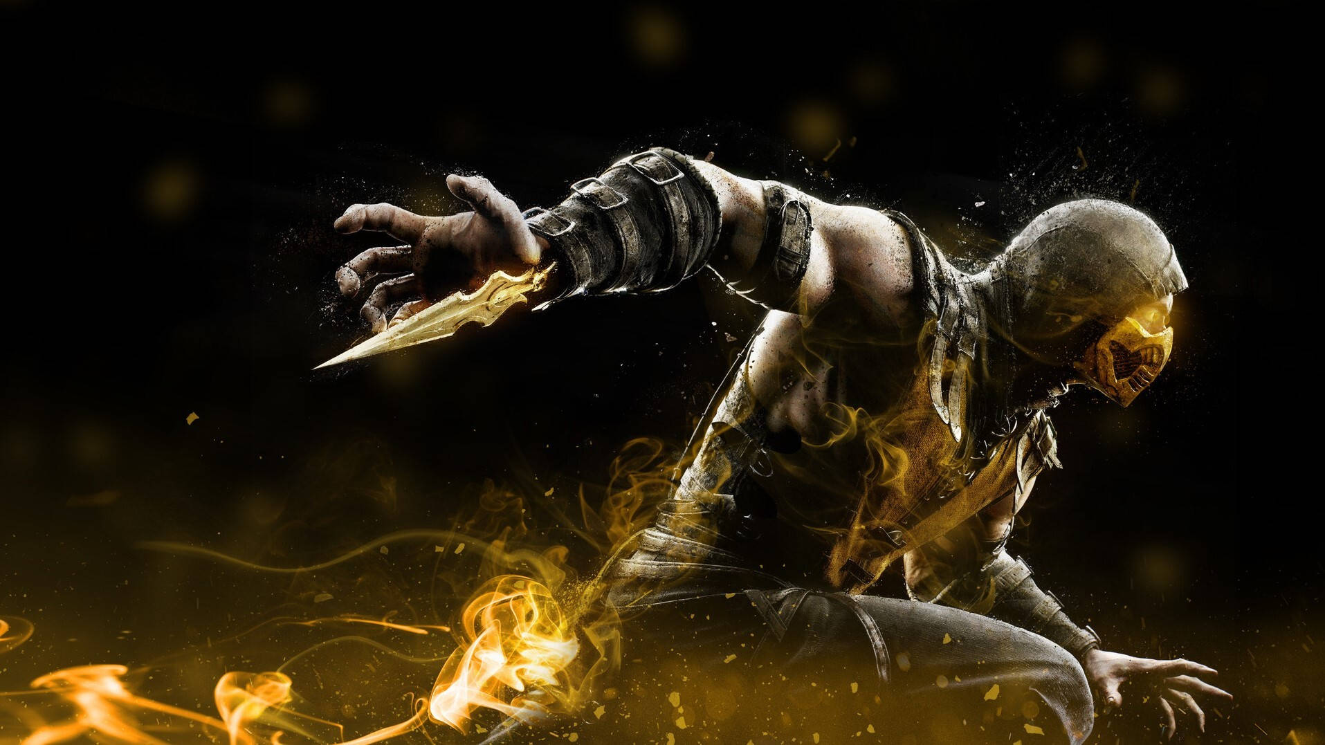Interactive Mortal Kombat Art Background