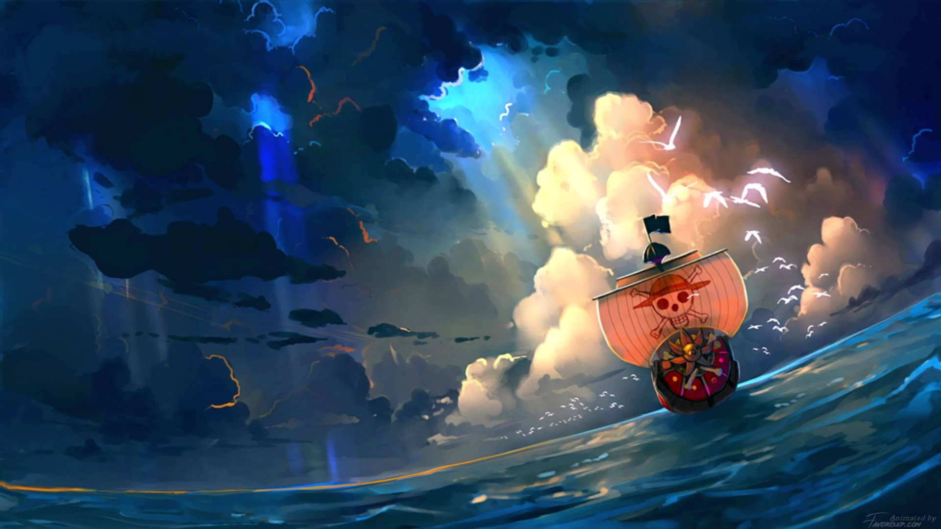 Interactive One Piece Artwork Background
