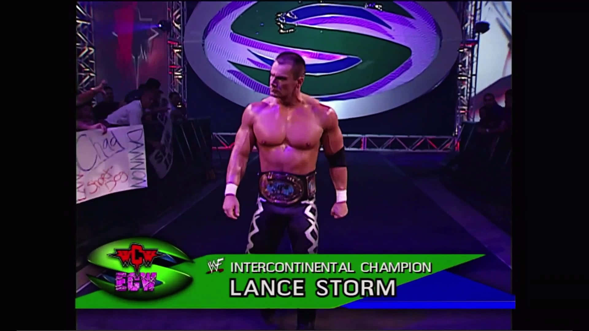 Intercontinental Champion Canadian Lance Storm Background