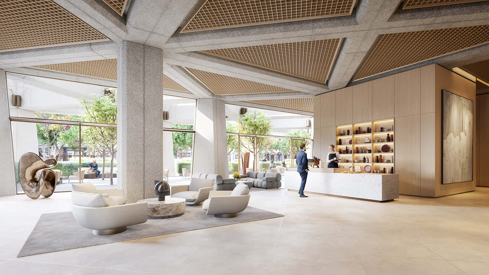 Interior Design Of Transamerica Pyramid Background