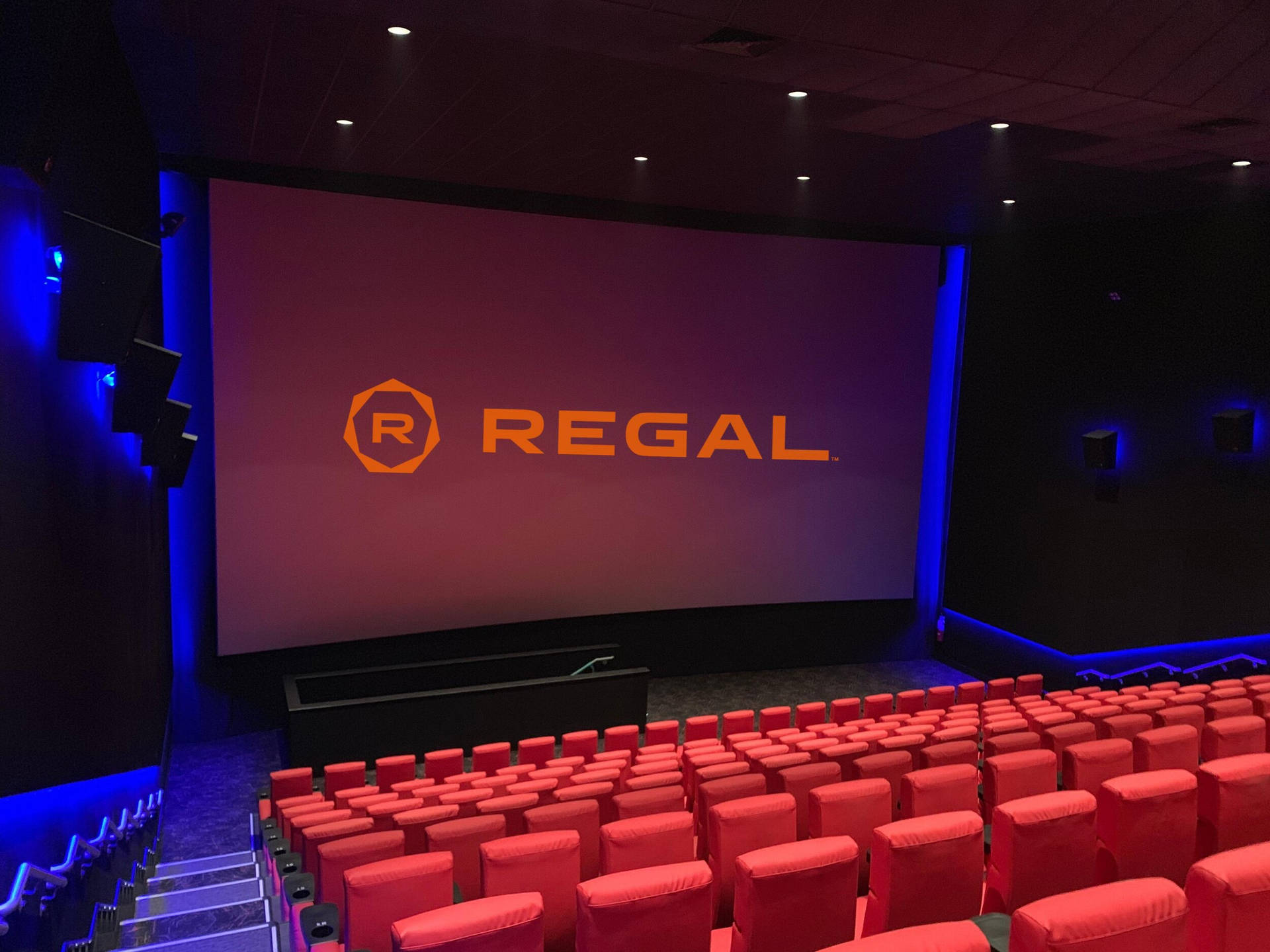 Interior Of Regal Cinemas Background