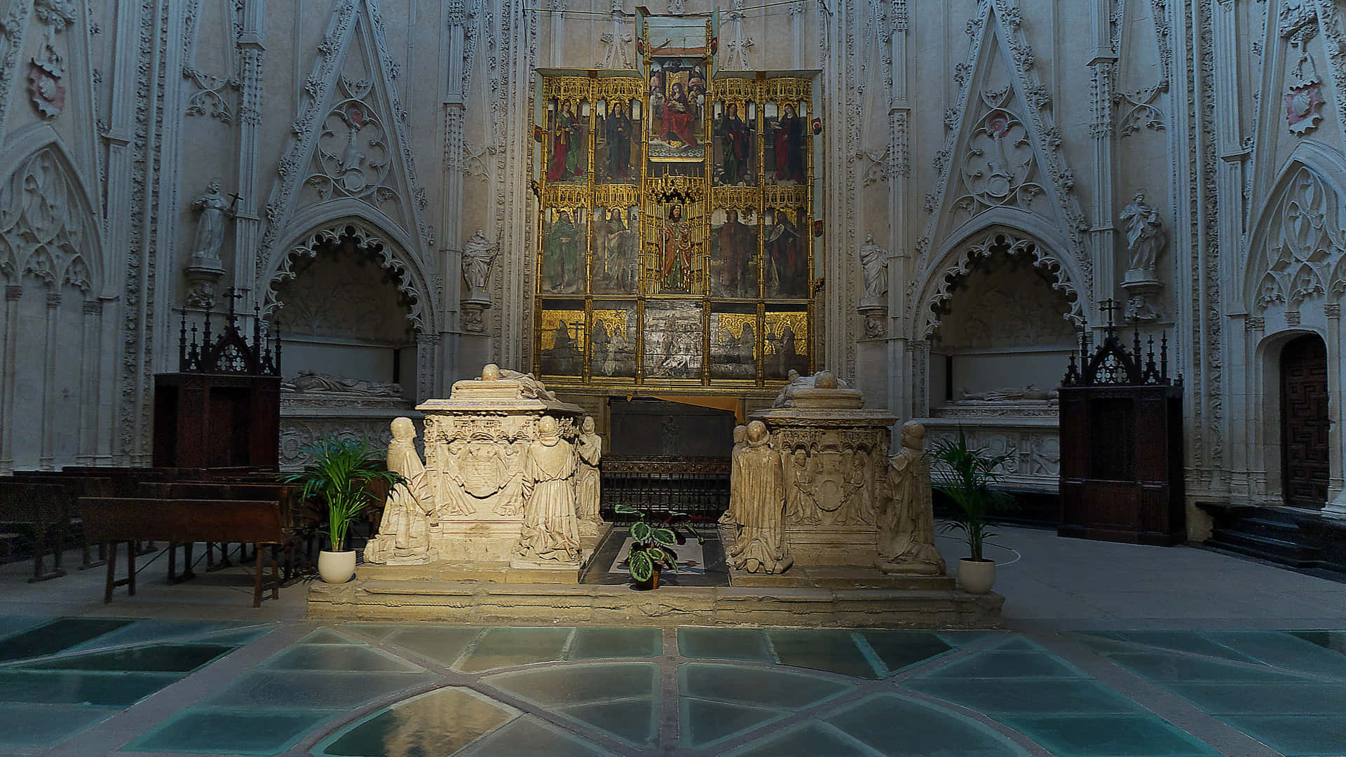 Interior Of Toledo Cathedral