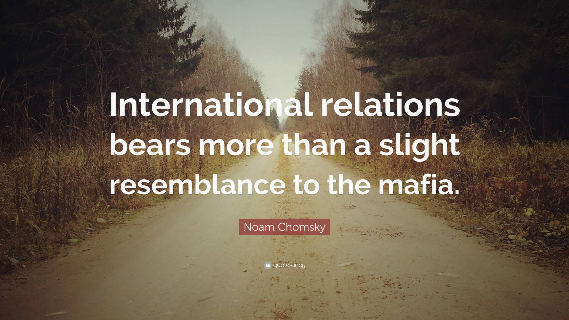 International Relations Quote Background