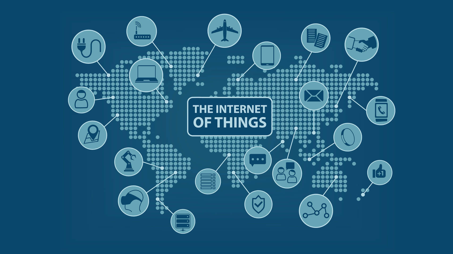 Internetof Things Concept Network Background