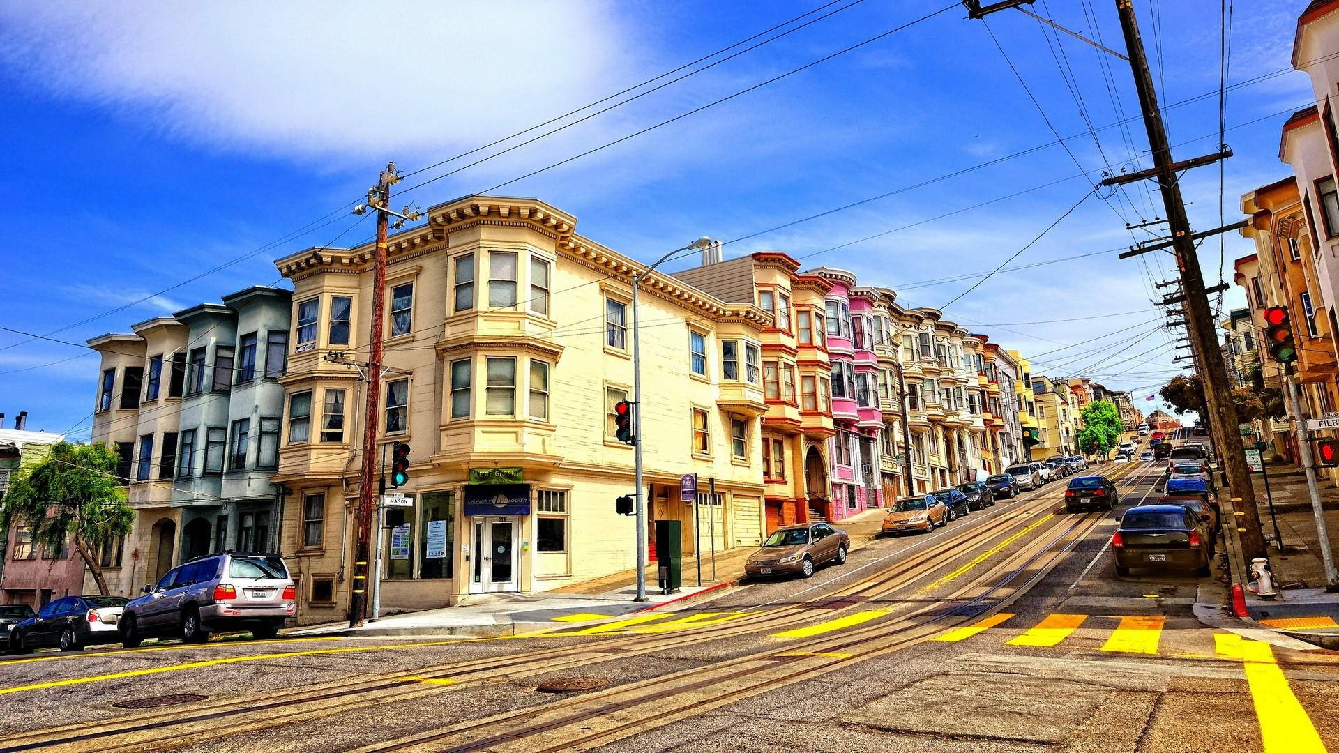 Intersection San Francisco Photography Background