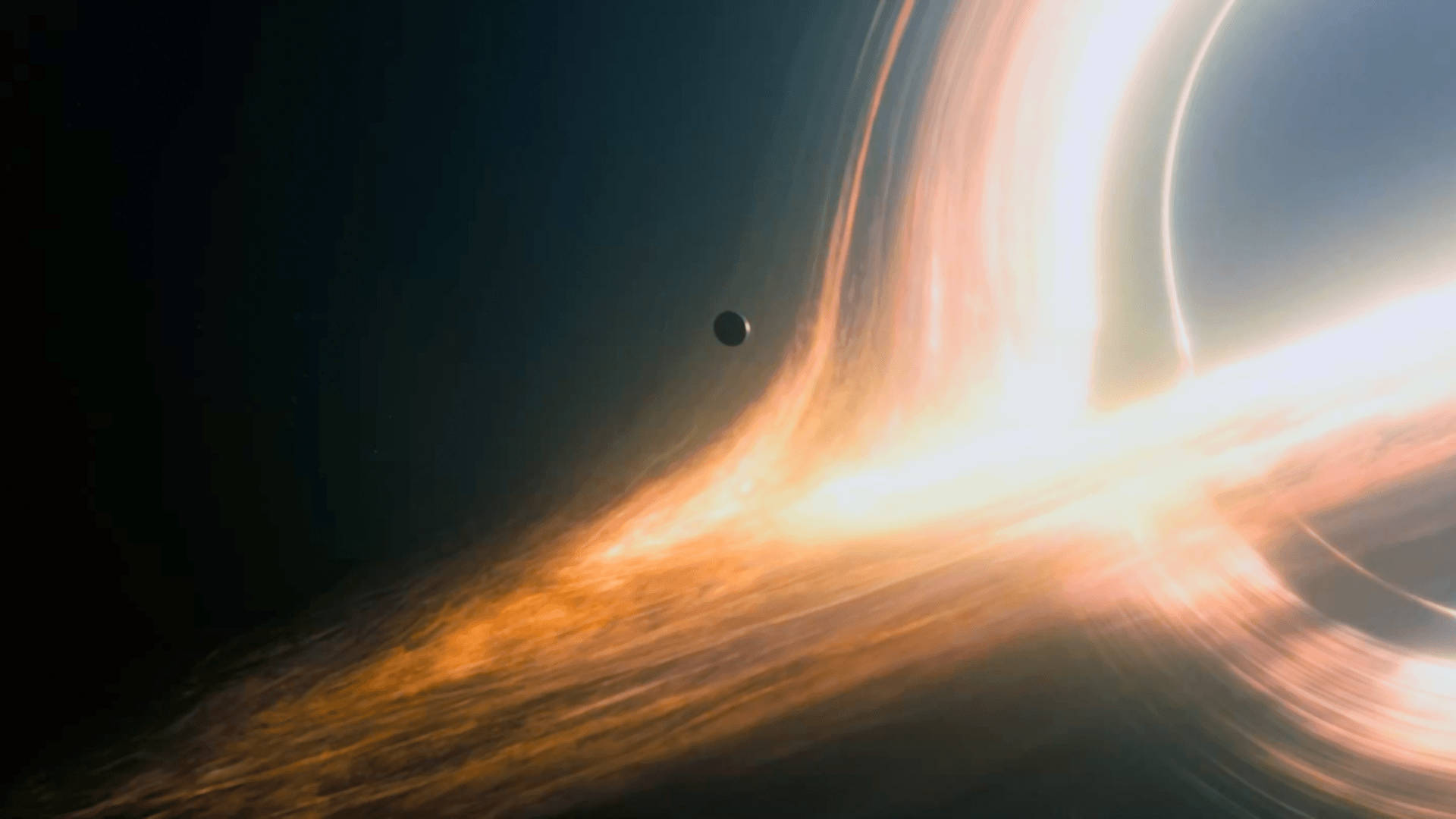 Interstellar Black Hole Gargantua Background