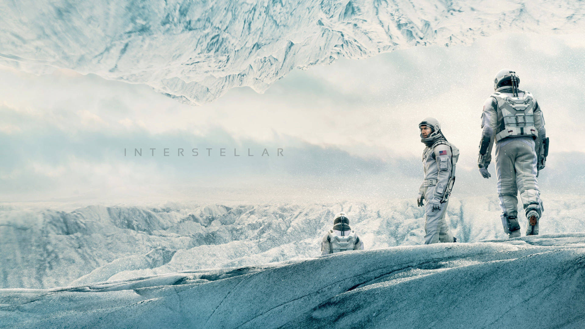 Interstellar Ice Astronauts Poster Background