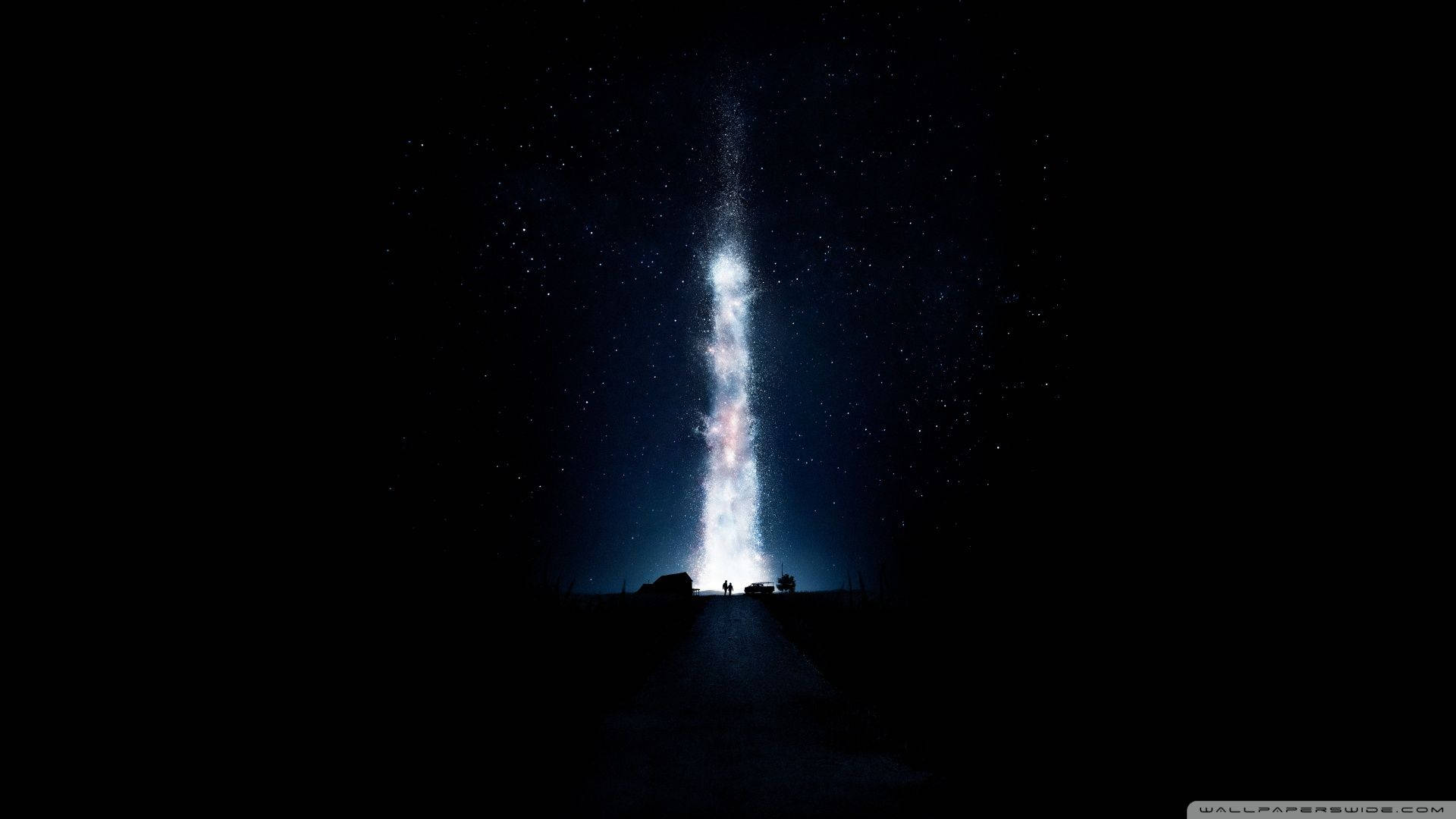 Interstellar Star Explosion Night Background