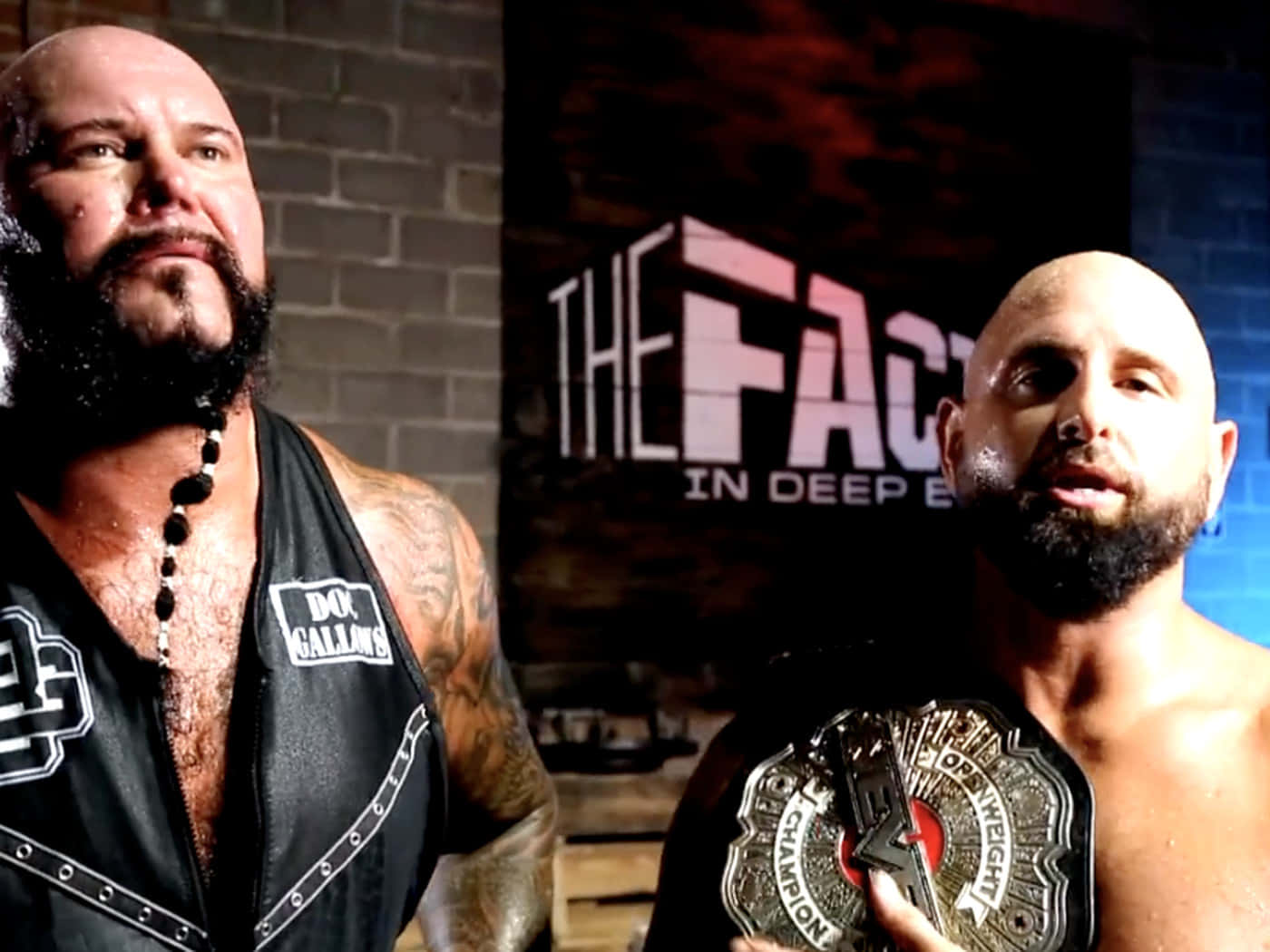 Interview With Karl Anderson And Doc Gallows Background