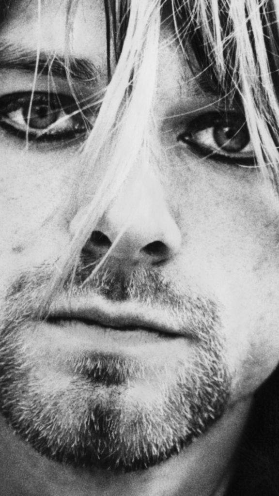 Intimate Portrait Of Kurt Cobain Background