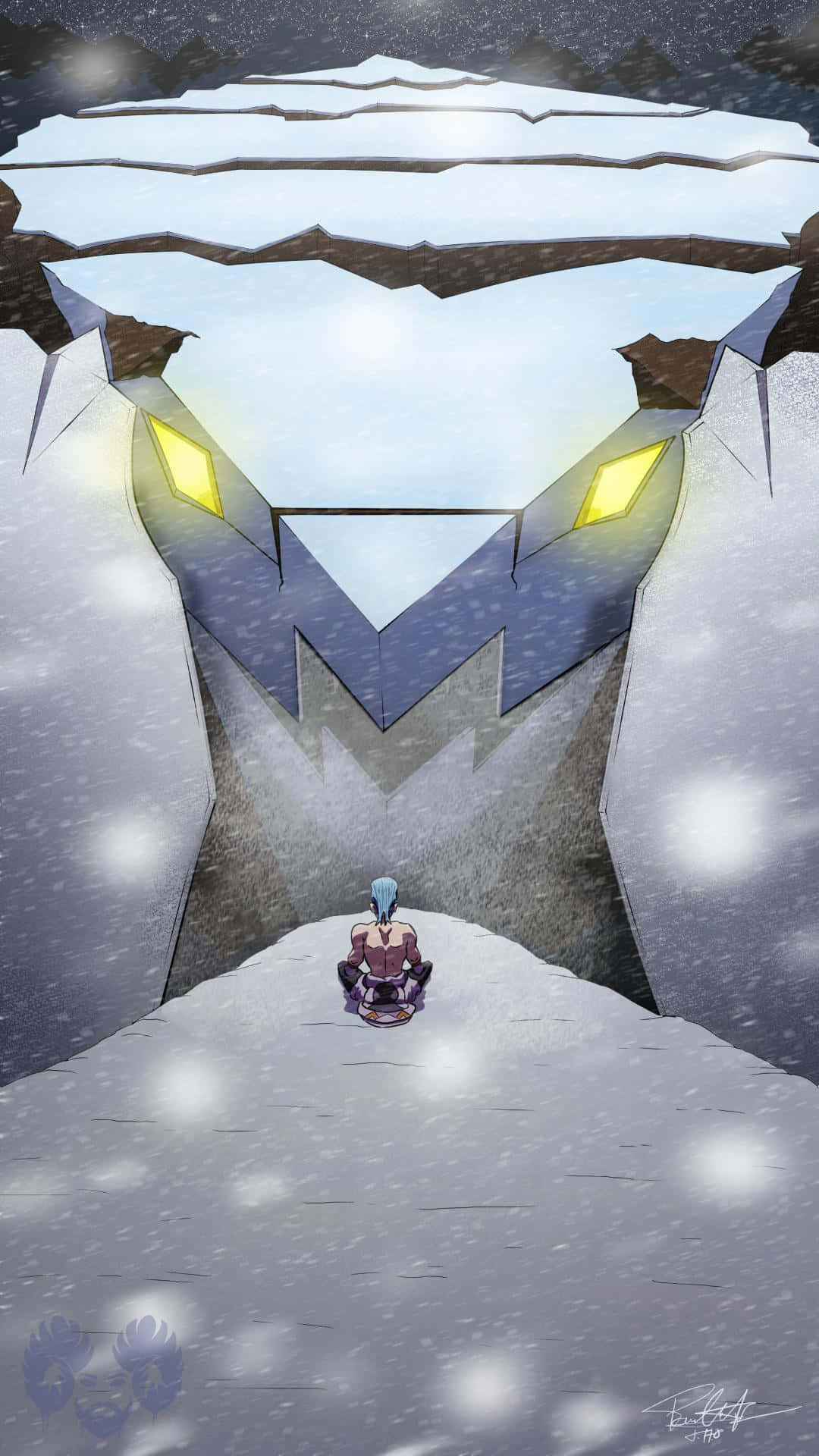 Intimidating Avalugg Background