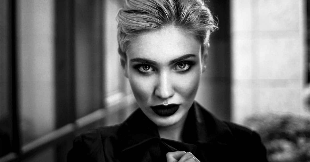 Intimidating Blondie Woman