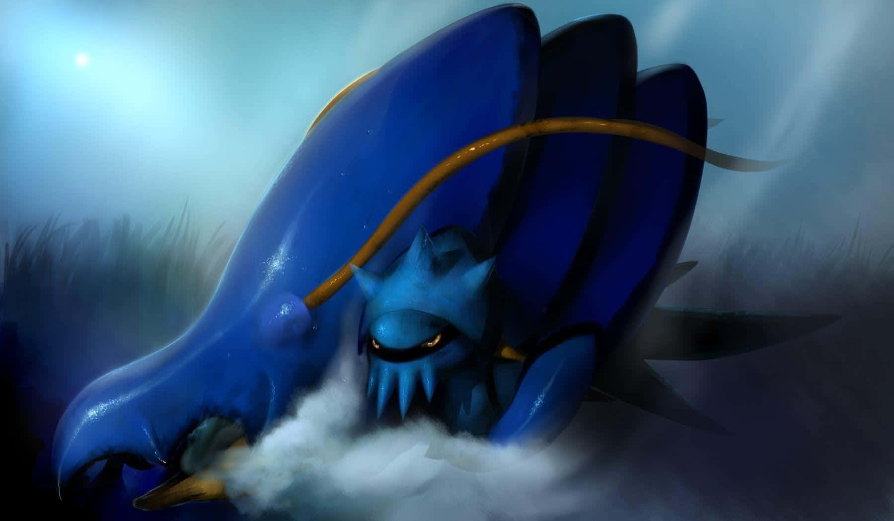 Intimidating Clawitzer Artwork Background