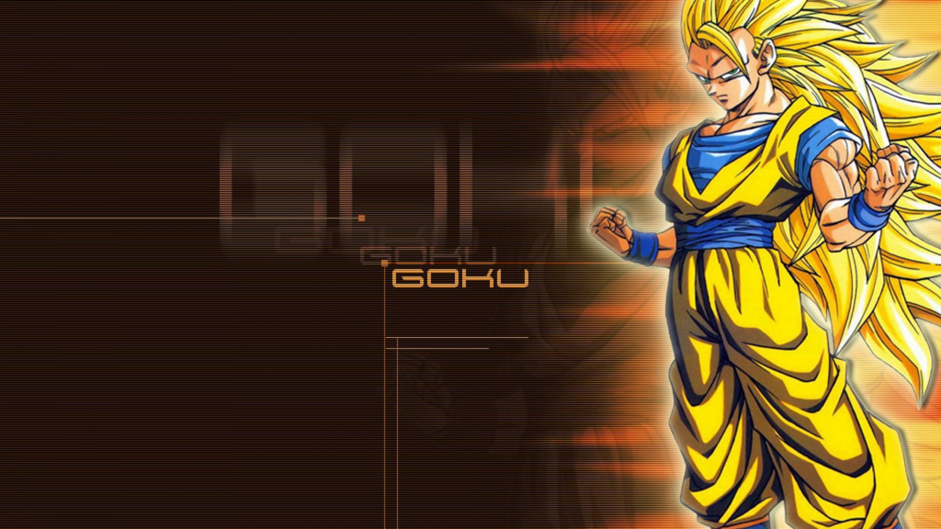 Intimidating Super Saiyan Goku