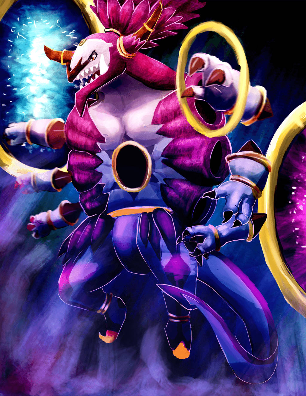 Intimidating Unbound Hoopa Background