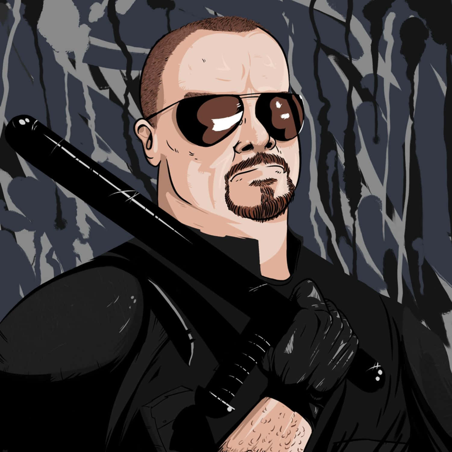 Intimidating Wrestler Artwork