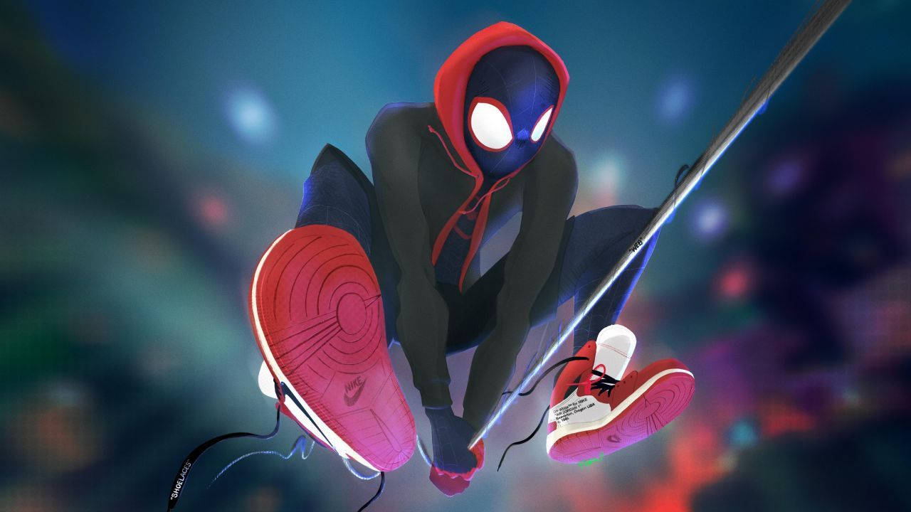 Into The Spider Verse 1280 X 720 Background