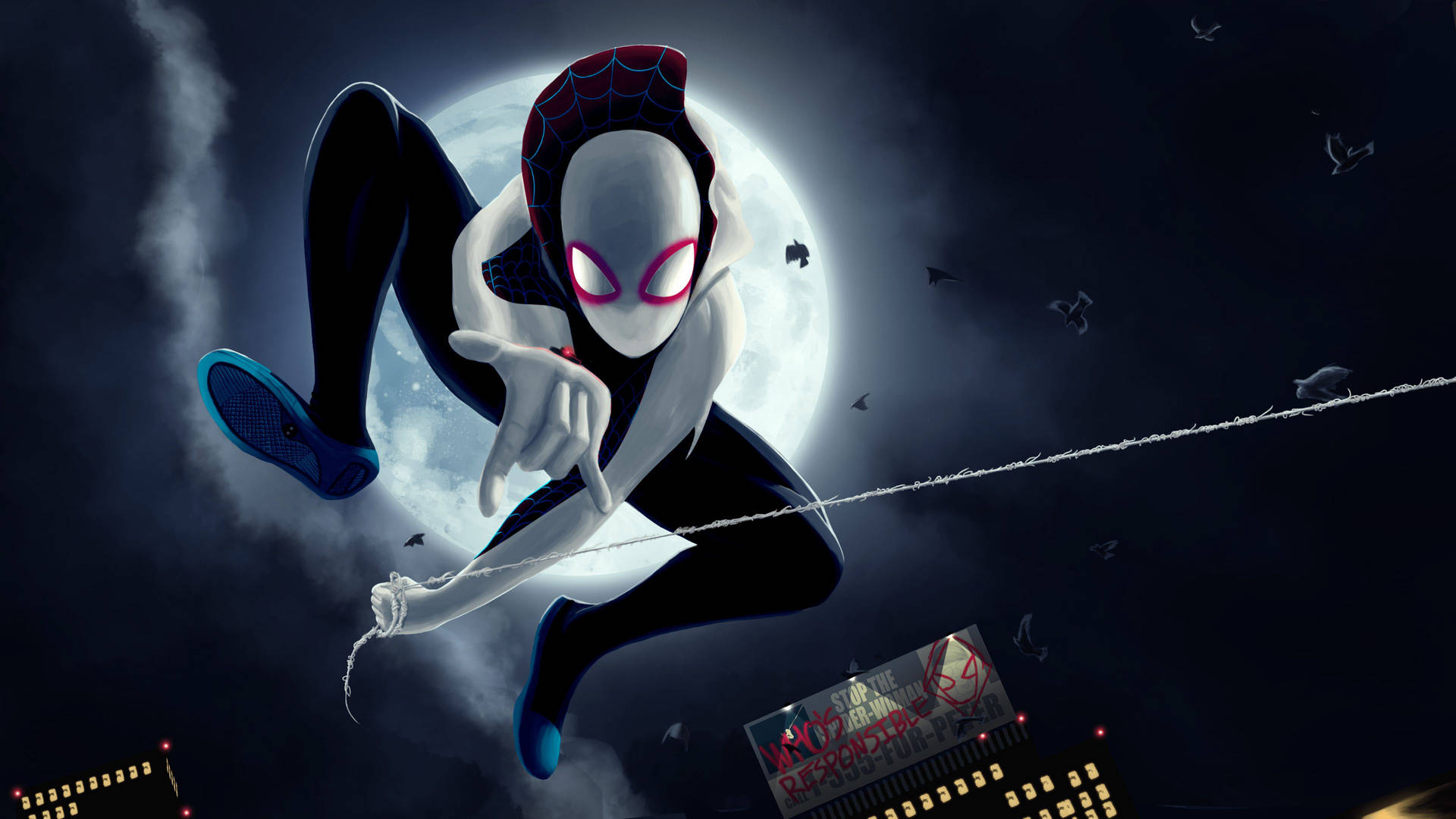 Into The Spider Verse 3840 X 2160 Background
