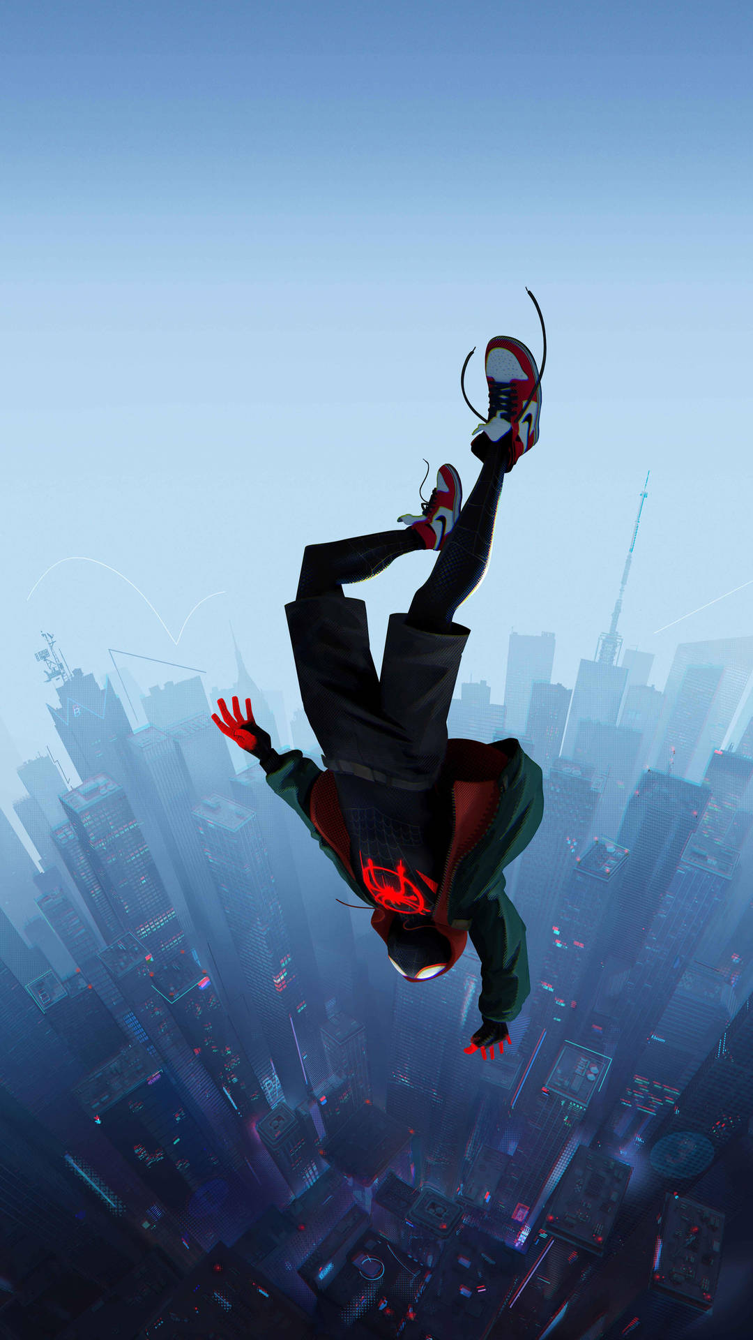 Into The Spider Verse 4320 X 7680 Background