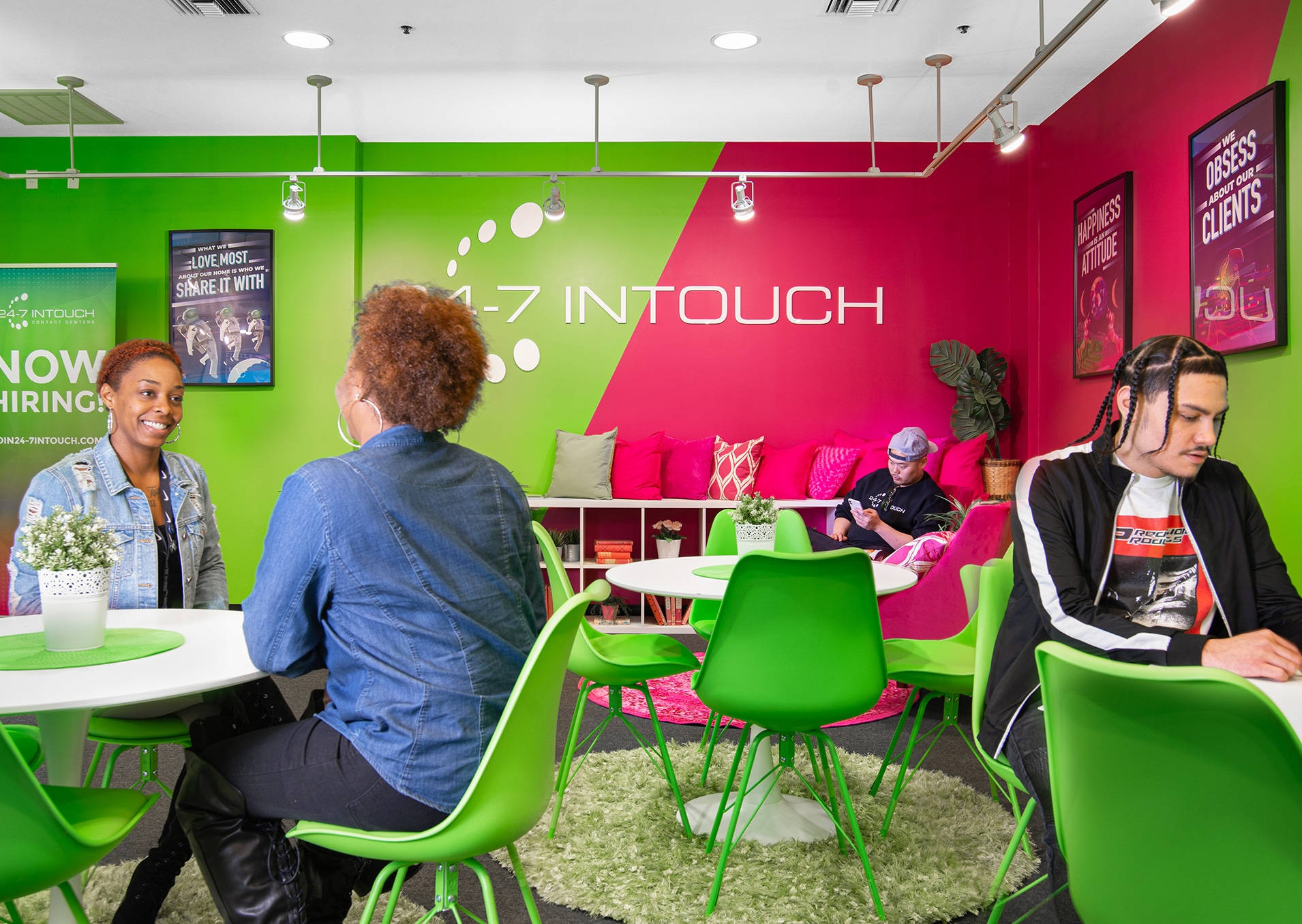 Intouch Available Cafeteria Background