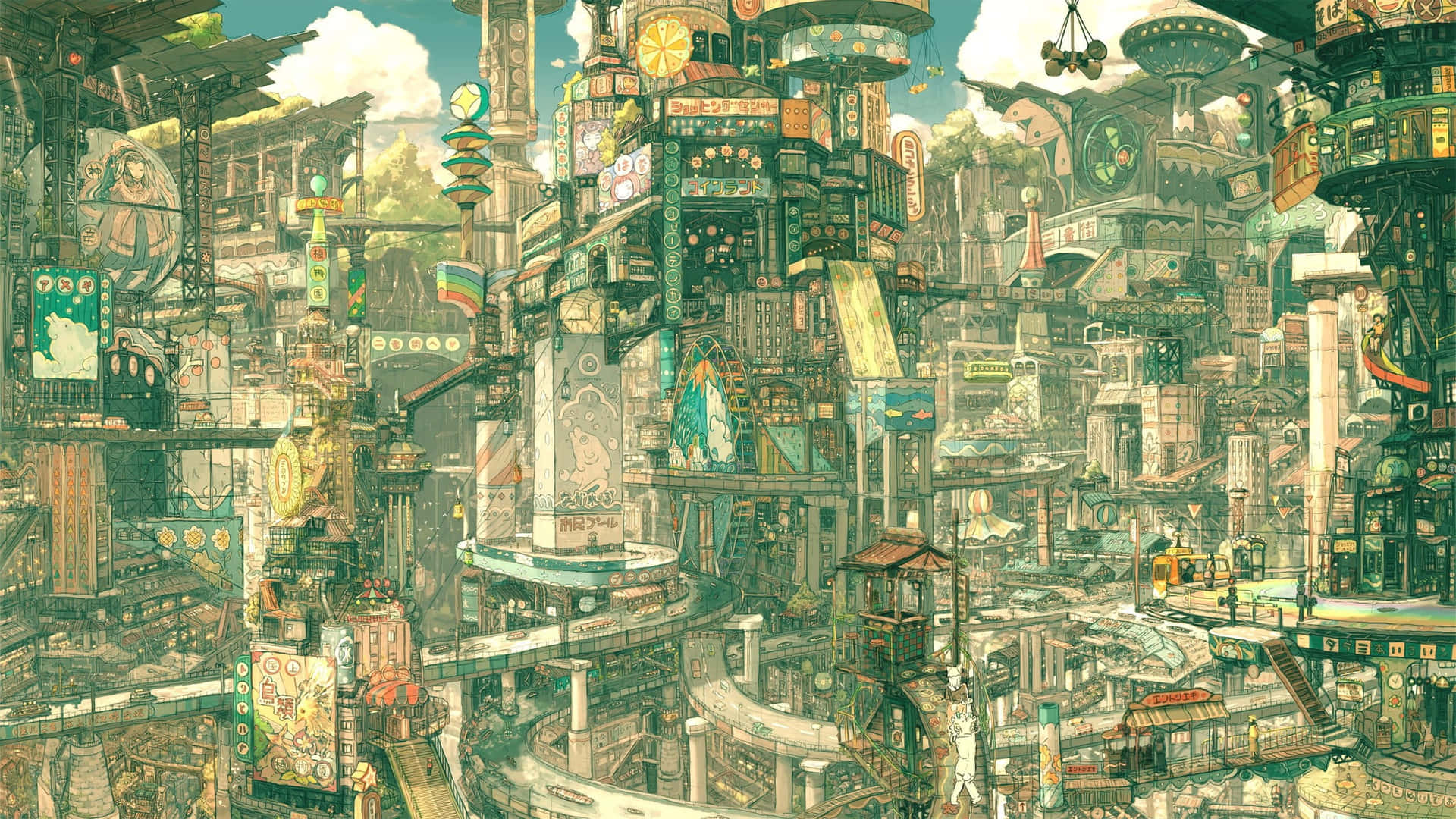 Intricate Architectural Art [wallpaper] Background