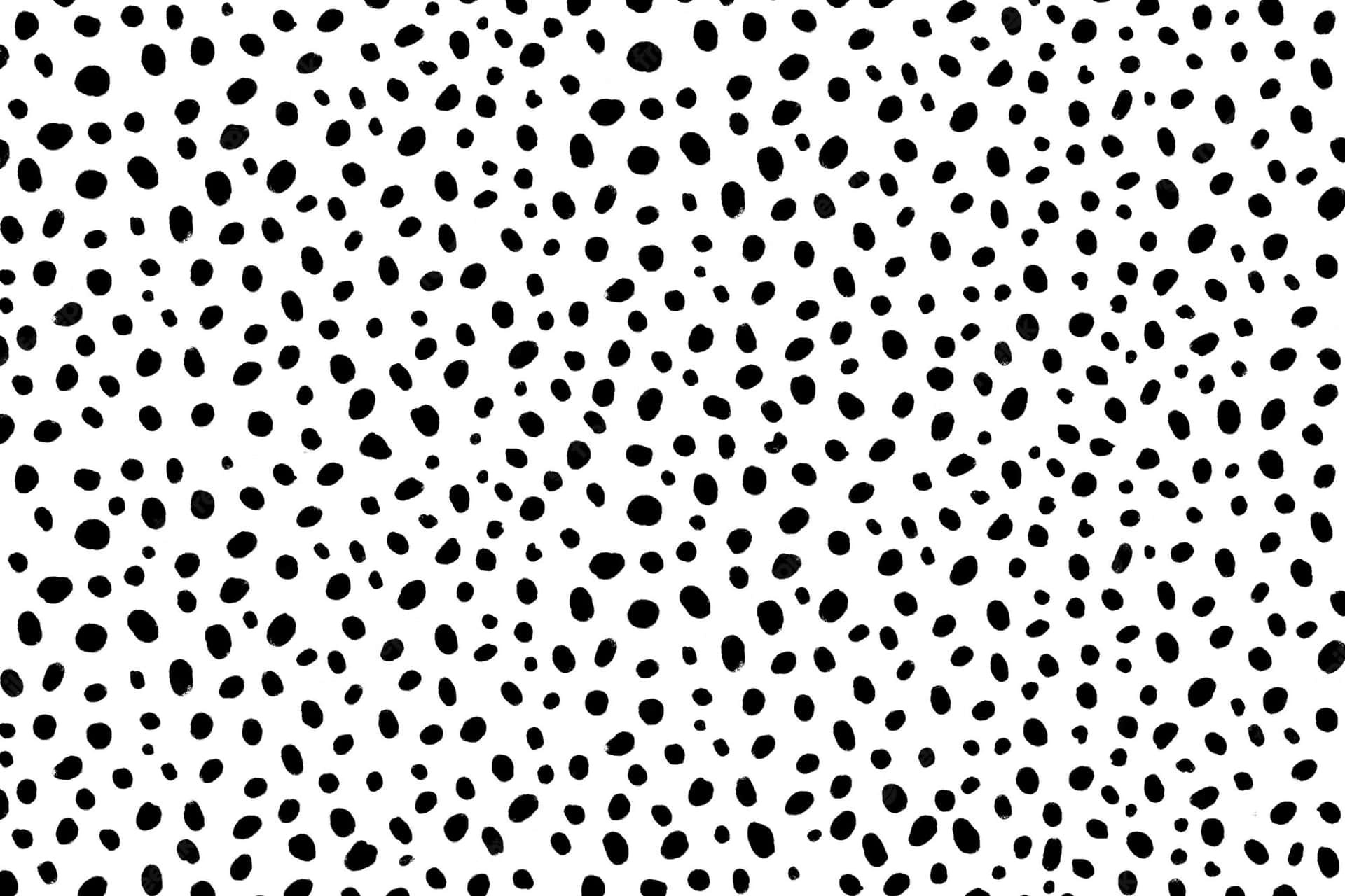Intricate Black Dots Pattern Background