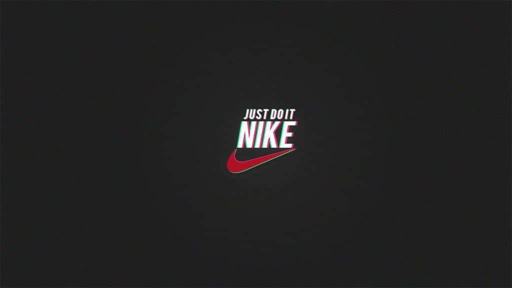 Intricate Black Nike Sneakers Background