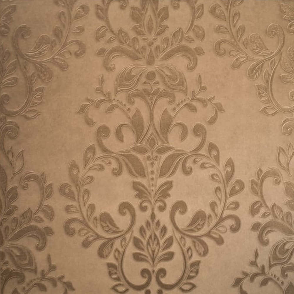 Intricate Bronze-colored Background Background