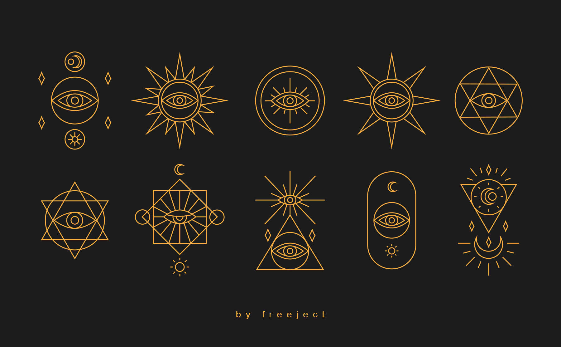 Intricate Esoteric Symbols